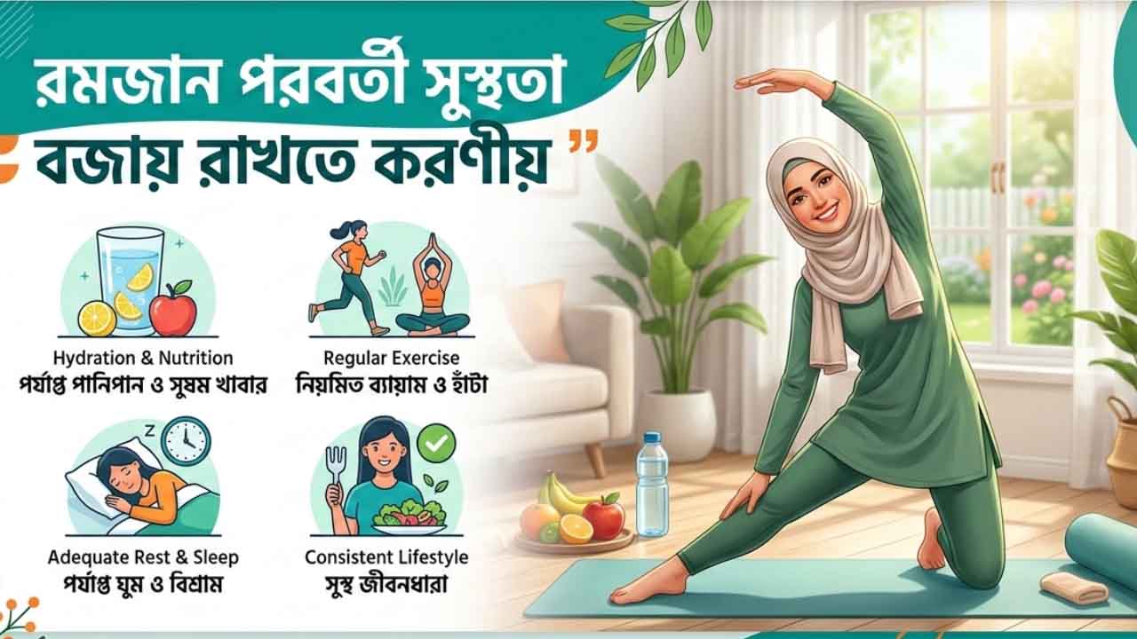 রমজান পরবর্তী সুস্থতা বজায় রাখতে করনীয়